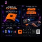 محول AimZenix AX360M للماوس والكيبورد - آيفون وآيباد (شحن 60W)