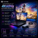 plextone-gs1-6in1 محطة التوصيل الجبارة 6 في 1 للمحترفين | 4K@60Hz و PD 100W