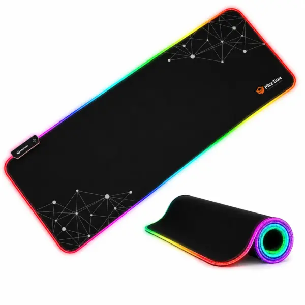 Meetion PD121 RGB Gaming Mouse Pad بإضاءة RGB