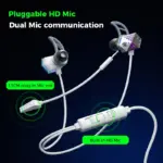 سماعة ألعاب Plextone RX3 Glow Edition بإضاءة RGB وميكروفون HD