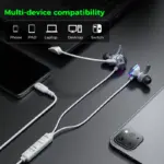 سماعة ألعاب Plextone RX3 Glow Edition بإضاءة RGB وميكروفون HD